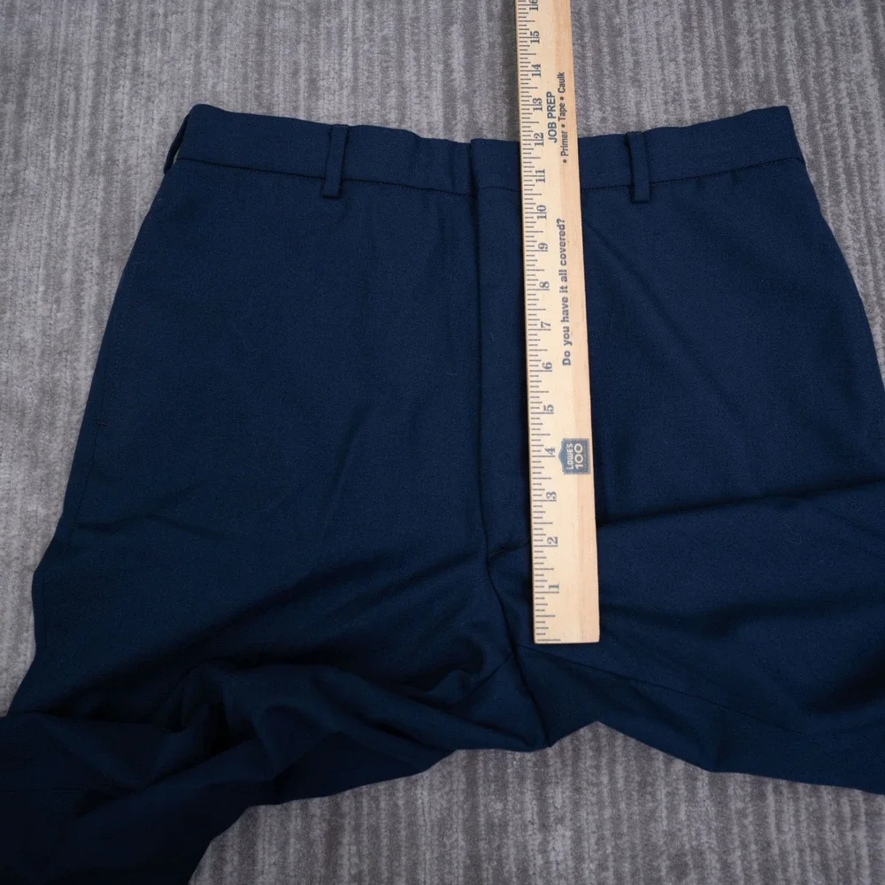 Defense Logistics Agency Navy Blue Dress Pants 33L Fit 31x31 Bremen-Bowdon Mens